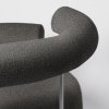 Kristina dam studio SOLITUDE Fotel Tapicerowany Boucle / Ciemnoszary