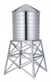 Alessi WATER TOWER Stalowy Pojemnik z Pokrywką / Cukiernica