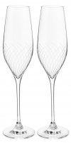 Holmegaard CABERNET LINES Kieliszki do Szampana 290 ml 2 Szt.
