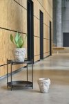 Villa Collection NATURE Doniczka do Kwiatów 22 cm Głowa z Cementu - Szara