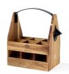 Holm WOODEN Drewniana Skrzynka z Otwieraczem na Butelki Piwa / Oliwy / Przypraw