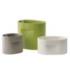 Muuto RIDGE Ceramiczna Doniczka do Kwiatów 24 cm / Zielona