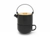 Bredemeijer UMEA Zestaw do Herbaty - Dzbanek 500 ml + FIliżanka / Czarny
