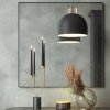 Aytm LUCEO Lampa Wisząca Okrągła 28 cm Czarna