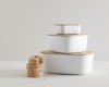 RIG-TIG by Stelton BOX-IT Mały Chlebak z Deską Bambusową / Czarny