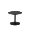 Muuto SOFT SIDE Stolik Okrągły 40 cm Czarny / Blat 48 cm Nanolaminat