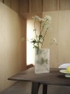 Muuto RIDGE Szklany Wazon do Kwiatów 16,5 cm / Biały Szroniony
