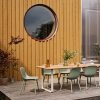 Muuto FIBER OUTDOOR Krzesło Ogrodowe - Zewnętrzne / Szare