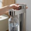 Stelton BRUS CARBONATOR Ekspres do Gazowania - Stalowy Saturator do Wody Gazowanej / Srebrny Połysk