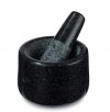 Holm MORTAR Granitowy Moździerz 12 cm z Tłuczkiem / Czarny