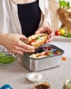 black+blum CLASSIC Stalowy Lunchbox L / Morski