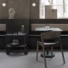 Muuto LINEAR Kwadratowy Ogrodowy Stolik Kawowy 70x70 cm / Ciemnozielony
