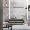Muuto OUTLINE Sofa 3-Osobowa - Jasnoszara - Tkanina Vancouver 14 / Czarne Nogi