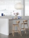 Muuto COVER BAR Hoker - Krzesło Barowe 96 cm Czarne