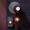 Holmegaard FLOW Świecznik Tealight - Różowy