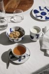 Alessi ITSUMO YUNOKI Talerz do Serwowania 25 cm / Biały Zdobiony