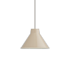 Muuto TOP PEDANT Stalowa Lampa Wisząca 28 cm Piaskowa