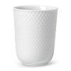 Lyngby Porcelain RHOMBE Kubek bez Ucha 330 ml Biały