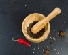 Lurch KITCHEN Bambusowy Moździerz z Tłuczkiem