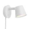 Muuto TIP Lampa Ścienna - Kinkiet - Biały