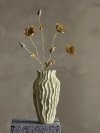 Bloomingville VALERIA Ceramiczny Wazon do Kwiatów 38 cm / Szary