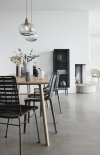 Hübsch NORDIC Witryna Metalowa 150 cm / Czarna