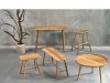 Villa Collection OAK Taboret - Stołek z Dębu Olejowanego 45 cm