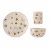 Bloomingville AGNES Ceramiczny Zestaw Naczyń dla Dzieci / 3 El.