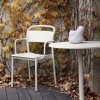 Muuto LINEAR Okrągły Ogrodowy Stolik Kawowy 70 cm / Niebieski