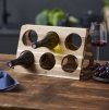 Holm WOODEN Drewniany Stojak na Wino / Akacja