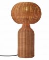 Villa Collection VINKA Lampa Stołowa z Rattanu - Naturalna