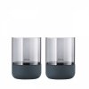Blomus CALMA Świecznik Tealight 9,5 cm Szary 2 Szt.