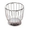 Alessi 370 Stalowy Kosz na Owoce 22 cm / Srebrny