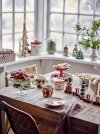 Bloomingville CHRISTMAS YULE Ceramiczna Maselniczka Świąteczna