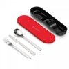 Guzzini STORE GO Sztućce Podróżne w Etui / Czerwone