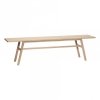 Hübsch OAK Ławka 180 cm z Drewna Dębowego