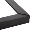 Muubs WASHINGTON Lustro Ścienne w Metalowej Ramie 200 cm / Czarne
