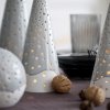 Kähler NOBILI Świecznik Świąteczny Kula 14 cm Szara