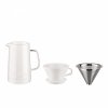 Alessi COFFEE Zestaw do Parzenia Slow Coffee / Dzbanek z Filtrem i Ręczny Młynek do Kawy