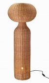 Villa Collection VINKA Lampa Podłogowa z Rattanu 130 cm Naturalna