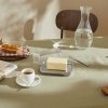 Alessi ES03 Stalowa Maselniczka ze Szklaną Pokrywką