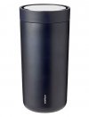 Stelton TO GO CLICK Stalowy Kubek Termiczny 400 ml Marine Metalik