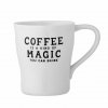 Bloomingville WENDY Kubek 330 ml Biały z Napisem / Coffee Magic