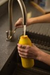 Chilly's SERIES 2 Stalowa Butelka Termiczna 1 l Żółta