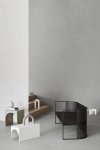 Kristina dam studio ARCH Stolik Stalowy 40 cm / Brązowy
