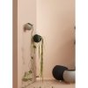 Aytm GLOBE Ścienna Donica do Kwiatów 21 cm Taupe / Złoty Uchwyt