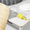Muuto BASE Stół Okrągły 110 cm Czarny - Blat Linoleum