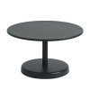 Muuto LINEAR OUTDOOR Stalowy Stolik Kawowy Ogrodowy 70 cm Zewnętrzny / Czarny