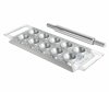 Marcato DESIGN LINE Forma do Ravioli w Kwadratach 5x5 cm 10 Szt. / Srebrna