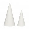Hubsch CHRISTMAS Dekoracja Świąteczna - Choinka Ceramiczna 2 Szt. Biała